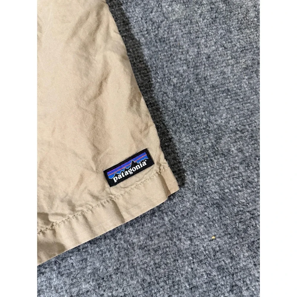 Patagonia Shorts Mens 34 Beige Organic Cotton Hemp Chino Flat Front 8 Inseam - Picture 2 of 10